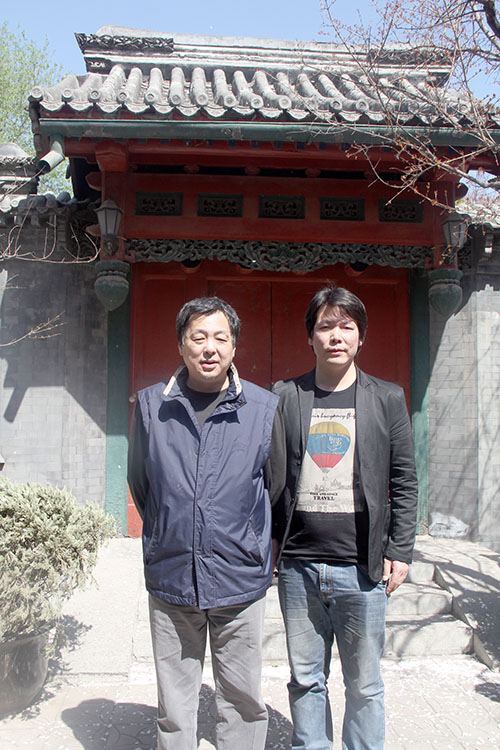 吕加平的儿子于浩宸与赵紫阳的儿子赵伍军合影(于浩宸提供) 吕加平的儿子于浩宸与赵紫阳的儿子赵伍军合影(于浩宸提供)