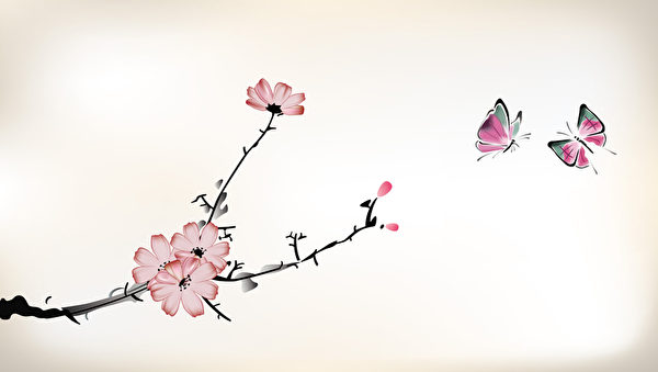 开花画