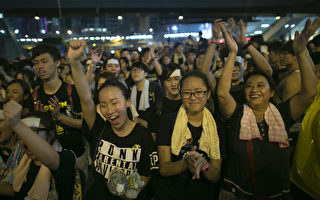 香港佔中延燒 臺灣政黨領袖支持爭民主