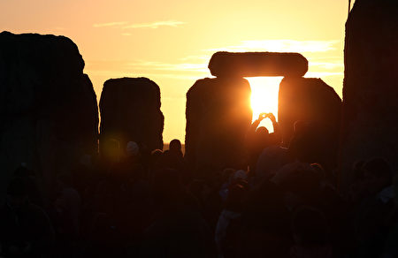 英格蘭索爾茲伯里的史前巨石陣（Stonehenge），1986年被列為世界文化遺產。（Matt Cardy/Getty Images）