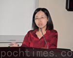 台师大台湾语文学系助教陈玉箴指出,二次战后至1990年代之前的台湾菜特色是“移植”与“混杂”。(方惠萱/大纪元)