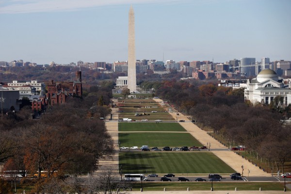 华盛顿特区的国家广场和纪念公园。(Chip Somodevilla/Getty Images)
