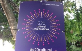 澳洲布市G20文化慶典遊行 法輪功展風采