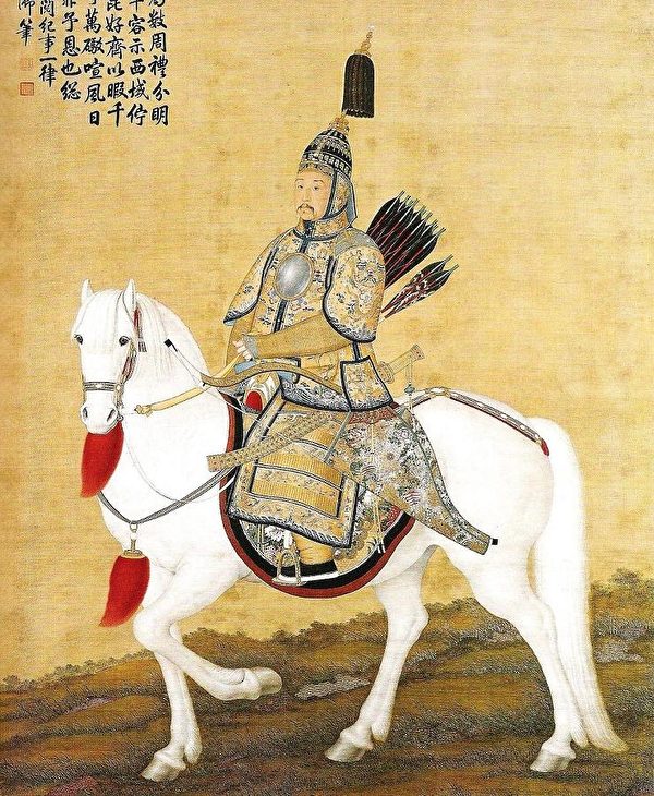 康熙皇帝文武双全,既能上马左右开弓,御驾亲征,又善于管理,能治国安邦。(维基百科公共领域) 康熙皇帝文武双全,既能上马左右开弓,御驾亲征,又善于管理,能治国安邦。(维基百科公共领域)