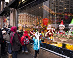 組圖：紐約百貨精品聖誕橱窗秀