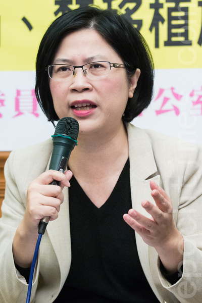 法轮功人权律师团发言人朱婉琪。(陈柏州 /大纪元) 法轮功人权律师团发言人朱婉琪。(陈柏州 /大纪元)