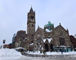组图：暴风雪过后的波士顿市区