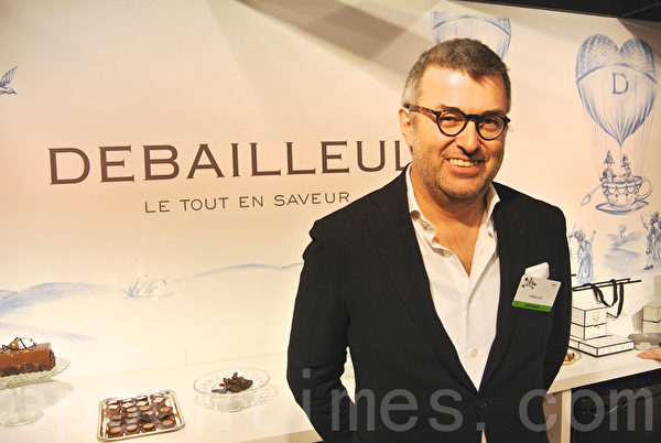 DEBAILLEUL巧克力董事Hans Pauwels先生 (蕭依然/大紀元) DEBAILLEUL巧克力董事Hans Pauwels先生 (蕭依然/大紀元)