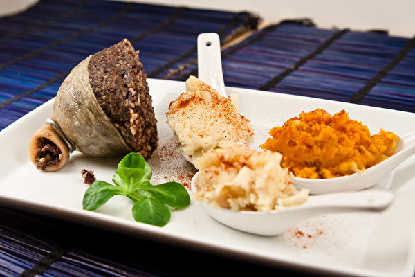 肉馅羊肚哈吉斯(Haggis)。(Fotolia) 肉馅羊肚哈吉斯(Haggis)。(Fotolia)