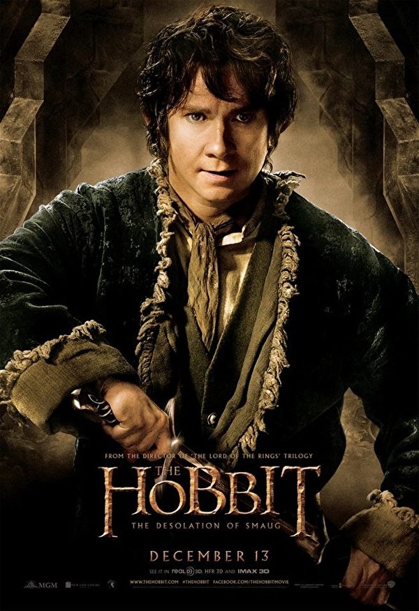 马丁费里曼(Martin Freeman)在“哈比人”(The Hobbit)三部曲中饰演比尔博巴金斯。(华纳公司提供) 马丁费里曼(Martin Freeman)在“哈比人”(The Hobbit)三部曲中饰演比尔博巴金斯。(华纳公司提供)