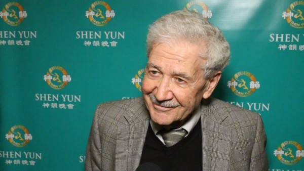 底特律歌剧院创始人兼院长David DiChiera赞赏地说,神韵致力于对艺术的承诺正在改变着世界。(大纪元图片) 底特律歌剧院创始人兼院长David DiChiera赞赏地说,神韵致力于对艺术的承诺正在改变着世界。(大纪元图片)