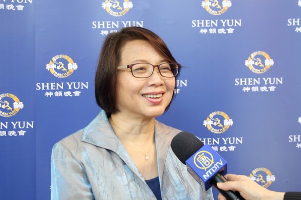桃园市文化局长庄秀美。(梁淑菁/大纪元) 桃园市文化局长庄秀美。(梁淑菁/大纪元)