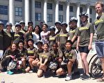 「孩子營救孩子」逾20青少年騎車橫跨美國之旅