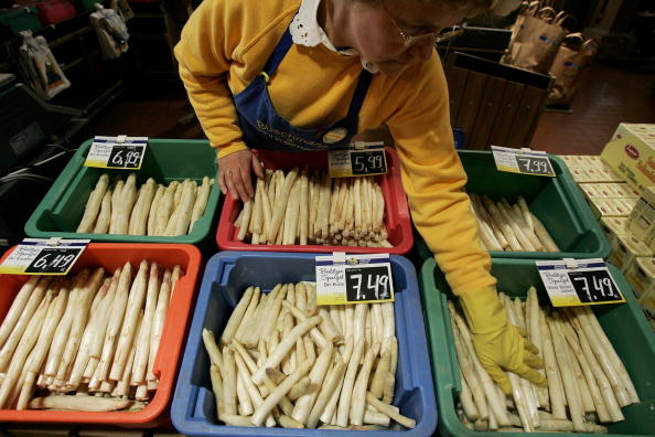 準備販售的蘆筍(Sean Gallup/Getty Images) 準備販售的蘆筍(Sean Gallup/Getty Images)
