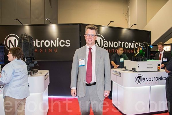 Nanotronics Imaging公司總裁Mathew Putman。(瑞晨/大紀元) Nanotronics Imaging公司總裁Mathew Putman。(瑞晨/大紀元)