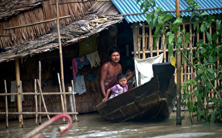 組圖：緬甸洪患 死亡增至88人