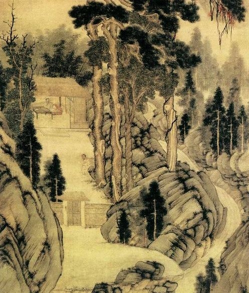 明.陳裸〈王維詩意圖〉(公有領域) 明.陳裸〈王維詩意圖〉(公有領域)