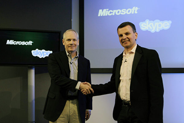 微软(Microsoft)于2011年并购Skype。(JSang Tan/Microsoft via Getty Images) 微软(Microsoft)于2011年并购Skype。(JSang Tan/Microsoft via Getty Images)