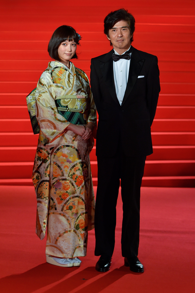 本田翼(左)與佐藤浩市主演電影《起終點站》為今年東京電影節閉幕片。(Koki Nagahama/Getty Images) 本田翼(左)與佐藤浩市主演電影《起終點站》為今年東京電影節閉幕片。(Koki Nagahama/Getty Images)