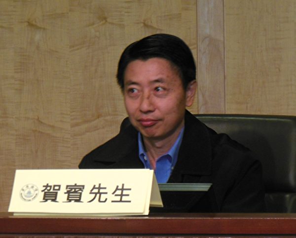 華府的中國問題專家賀賓先生(李辰/大紀元) 華府的中國問題專家賀賓先生(李辰/大紀元)