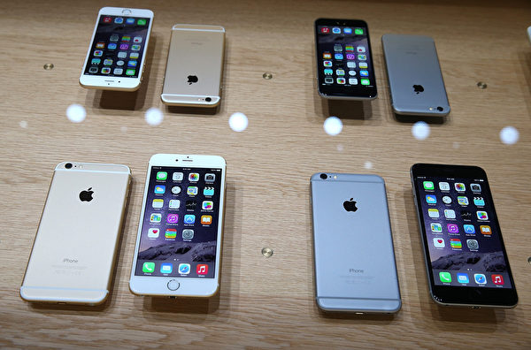 苹果公司将于2016年推出新一代手机iPhone 7和4英寸的iPhone。图为iPhone 6。(Justin Sullivan/Getty Images) 苹果公司将于2016年推出新一代手机iPhone 7和4英寸的iPhone。图为iPhone 6。(Justin Sullivan/Getty Images)