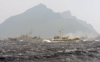 中方漁船與海警船湧現釣魚島海域