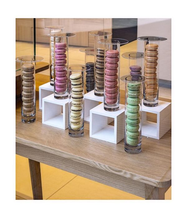 Galler推出的馬卡龍系列精緻的外表好像甜品中的一枚珠寶。(Galler提供) Galler推出的馬卡龍系列精緻的外表好像甜品中的一枚珠寶。(Galler提供)