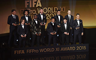 梅西五度榮膺FIFA金球獎 得票超C羅內馬爾之和