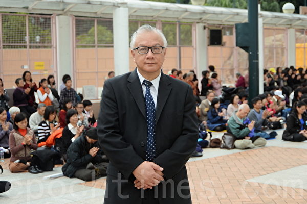 香港法轮大法学会会长简鸿章。(宋祥龙/大纪元) 香港法轮大法学会会长简鸿章。(宋祥龙/大纪元)