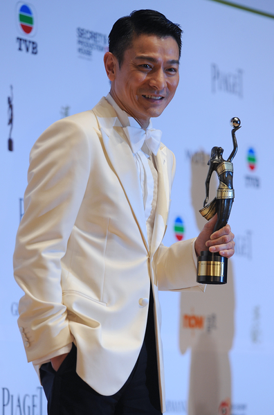 劉德華。(ANTONY DICKSON/AFP/Getty Images) 劉德華。(ANTONY DICKSON/AFP/Getty Images)