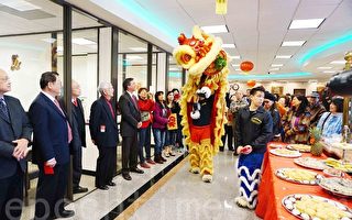 組圖：休斯頓中國城各大銀行舞龍舞獅喜迎金猴年