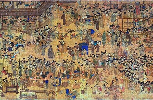 晚明南京元宵节的热闹景象。(公共领域) 晚明南京元宵节的热闹景象。(公共领域)