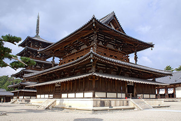 法隆寺金堂(西院伽蓝)(公共领域) 法隆寺金堂(西院伽蓝)(公共领域)