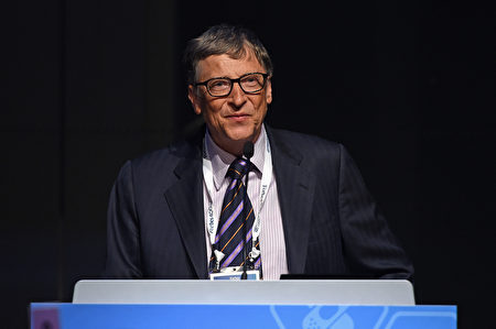 全球首富是北美的比尔.盖兹(Bill Gates)。(Dimitrios Kambouris/Getty Images)