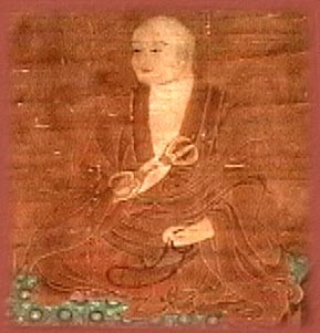 日本留唐僧人空海在長安青龍寺修習佛學與漢學,他仿照漢字的草書發明了平假名。圖為空海畫像(公共領域) 日本留唐僧人空海在長安青龍寺修習佛學與漢學,他仿照漢字的草書發明了平假名。圖為空海畫像(公共領域)