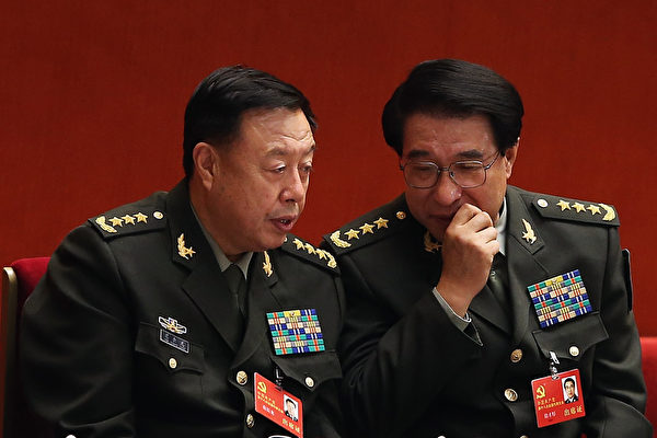 据港媒透露，中国新年期间，习近平“失踪”10天，专门视察了新组建的五大战区、五大兵种等；范长龙（左）将在中共“十九大”退休。(Lintao Zhang/Getty Images)