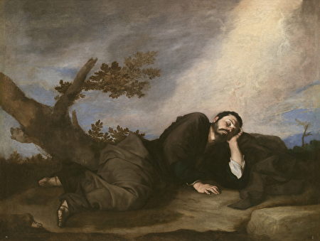 西班牙画家何塞‧里贝拉(José de Ribera)的《雅各之梦》(Jacob’s Dream),1639年作。(公共领域) 西班牙画家何塞‧里贝拉(José de Ribera)的《雅各之梦》(Jacob’s Dream),1639年作。(公共领域)
