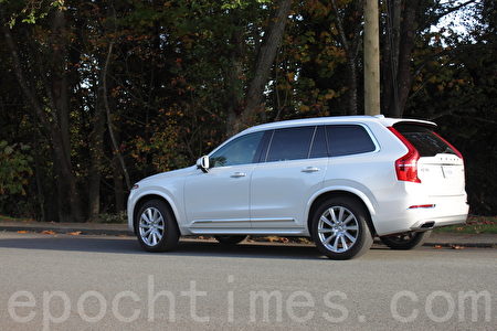 2016 Volvo XC90 T6。〈李奥/大纪元〉 2016 Volvo XC90 T6。〈李奥/大纪元〉