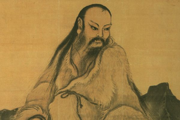 南宋畫家馬麟所畫的伏羲坐像，現藏台北國立故宮博物院。（公有領域）