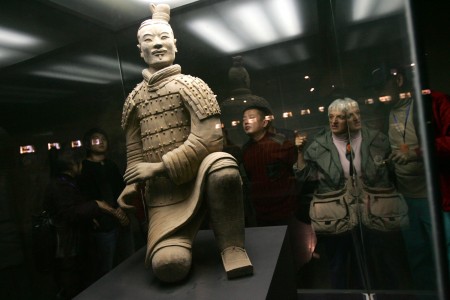 秦始皇兵馬俑每一個都不一樣,唯妙唯肖。(China Photos/Getty Images)