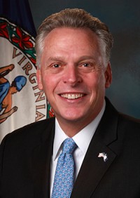 维吉尼亚州长特伦斯‧麦考利夫(Terence R.McAuliffe)。(官方网站)
