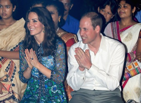 凯特、威廉在印度观看表演。 (Chris Jackson/Getty Images)