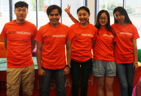 许多中国留学生参与The Biggest English Lesson活动。(UTS:INSEARCH)