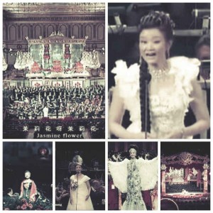 在江澤民得勢時期,宋祖英「紅得發紫」,竭盡張揚,不但在國內連年佔據春晚,而且幾乎跑遍了歐美一流的音樂廳「鍍金」。(網絡圖片)