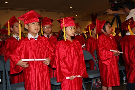 华侨中文学校幼稚园毕业仪式。