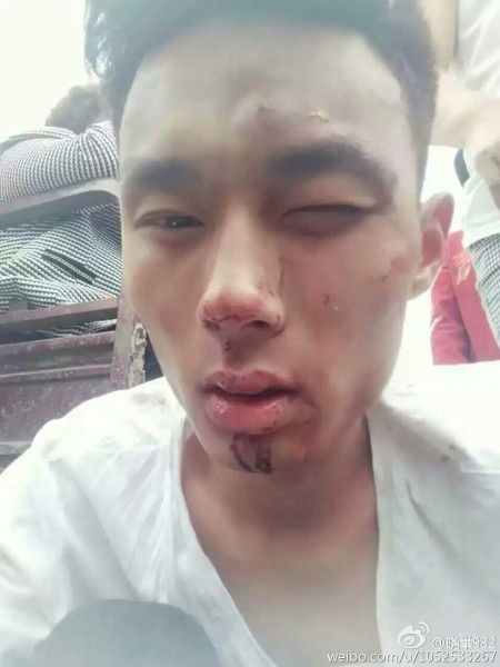 河南禹州市梁北鎮軍張村數百村民因煤礦開採變塌陷區進行維權遭鎮壓。(網絡圖片)