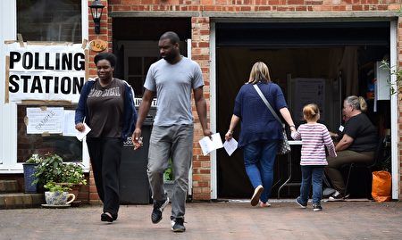 6月23日,英国历史性公投开始。 (BEN STANSALL/AFP/Getty Images)
