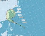台湾中央气象局表示,今年第1号台风尼伯特已于7月6日凌晨2时增强为强烈台风。(取自中央气象局网站www.cwb.gov.tw)
