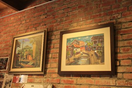 楊乾鐘紀念展。(謝月琴/大紀元)