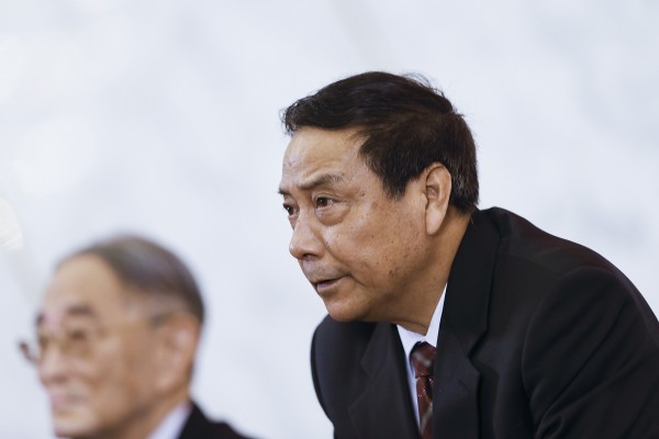 现年66岁的卸任中财办副主任陈锡文。（Lintao Zhang/Getty Images)